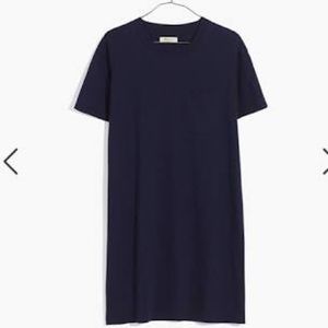 Madewell Navy Pocket Tee Dress, size XS